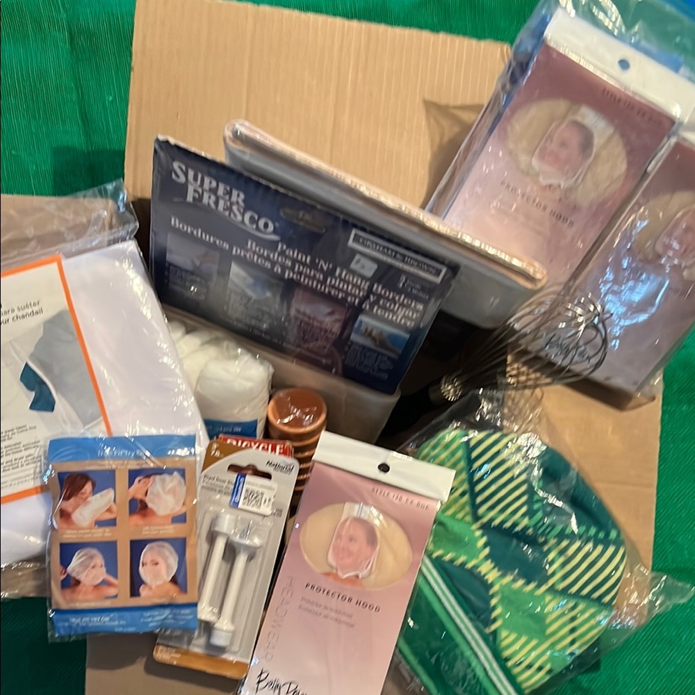 Assorted Home Improvement and Beauty  Protector Hoods